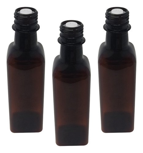 211 Frasco Plástico Âmbar Pet 250ml Batoque 12 Furos Aze