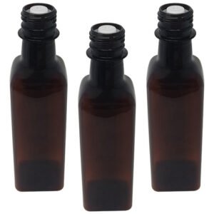 27 Frasco Plástico Âmbar Pet 250ml Batoque 12 Furos Aze