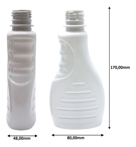 162 Frasco Plástico Branco Pet 300ml Sport Fliptop Bor - Imagem 6