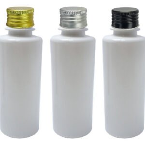 28 Frascos Plástico Branco Pet 200ml Tampa Alumínio S Cos