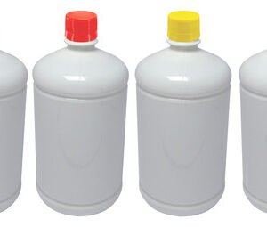 6 Frasco Plástico Branco Pet De 1l Com Tampa S Batoque Sab