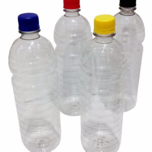 420 Frascos Plástico Cristal Pet 900ml Tampa Rosca Lacre Sho