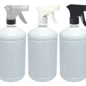 360 Frasco Plástico Branco Pet 1l Com Válvula Gatilho Sab