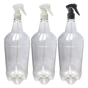 12 Frascos Plásticos Cristal 2l Válv Mini Gatilho Gr2