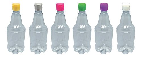 90 Frascos Plástico Cristal Pet 500ml Batoque Fliptop Gr2 - Imagem 4