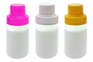 416 Frasco Plástico Branco 100ml Tampa Dosadora 30ml Far