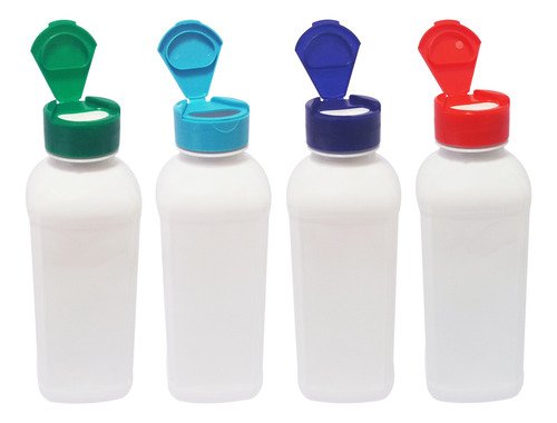 791 Frascos Plástico Branco Pet 500ml Tampa Fliptop Cap Qua - Imagem 2