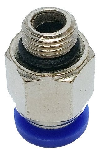 200 Conexão Pneumática Reta Macho Rosca 1/8 X Tubo 8mm - Imagem 2