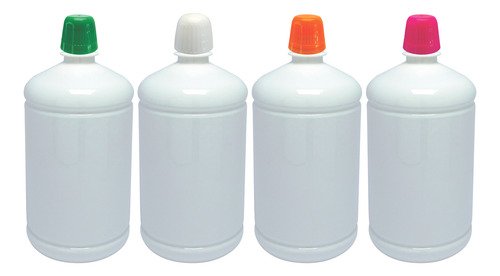 22 Frascos Plástico Branco Pet De 1l Tampa Dosadora 20ml Sab - Imagem 2