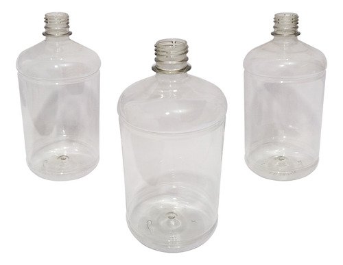 22 Frascos Cristal Pet De 1l Tampa Sport Fliptop Sab - Imagem 3