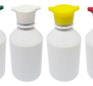 1448 Frasco Plástico Branco Pet 250ml Tampa Rosca 2 Bico Far