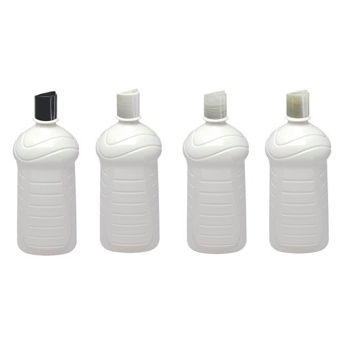 27 Frascos Plástico Branco Pet De 1l Com Tampa Disktop Ama