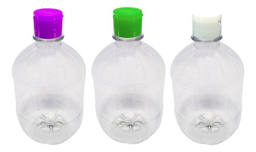 686 Frascos Plástico Cristal Pet 500ml C/ Tampa Fliptop Cac - Imagem 6