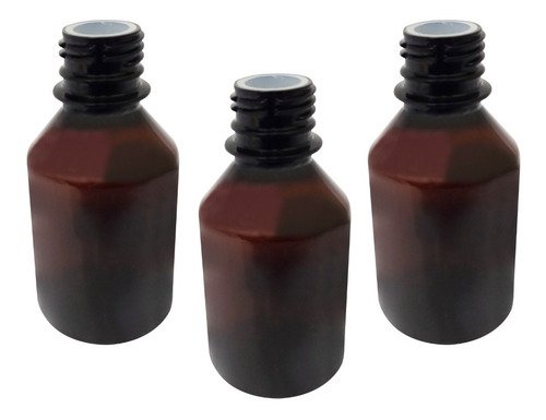 1104 Frasco Plástico Âmbar Pet 120ml Tampa S Batoque Far - Imagem 3