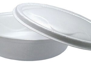 100 Marmitex Branca Isopor 190x49mm 850ml Darnel R102