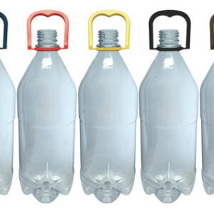 51 Frascos Plástico Cristal Pet 1l Com Alça 2 Dedos Agu