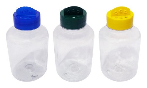 1160 Frascos Plástico Cristal Pet 330ml Tempero Fliptop Sup