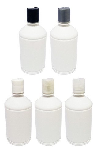 678 Frascos Plástico Branco Pet 500ml C/ Tampa Disktop Far - Imagem 3