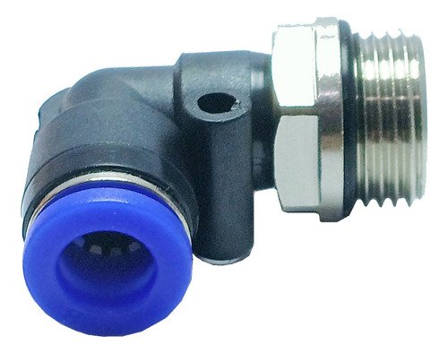 200 Conexão Pneumática Cotovelo Macho Rosca 3/8 X Tubo 8mm - Imagem 3