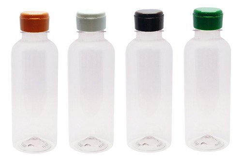 289 Frascos Plástico Cristal Pet 500ml Fliptop C/ Rosca Det - Imagem 4