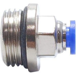 1 Conexão Pneumática Reta Macho Rosca 1/2 X Tubo 6mm
