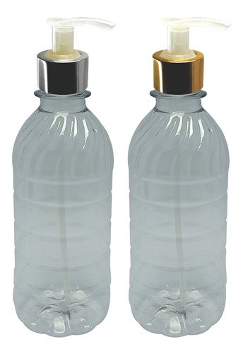 16 Frascos Plásticos Cristal 330ml Válvula Bico Pato L Suc