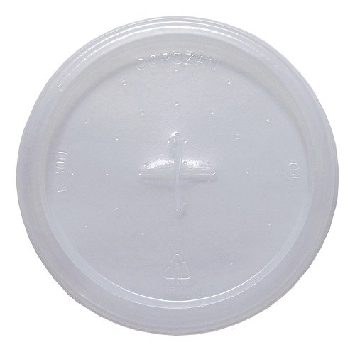 200 Copos Descartáveis Plásticos Pp Com Tampa C/ Furo 300ml - Imagem 4
