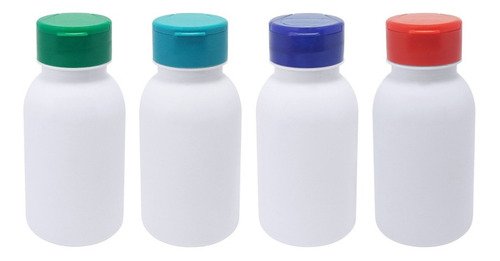 228 Frascos Plástico Branco Pet 200ml Tampa Fliptop Cap Det - Imagem 4