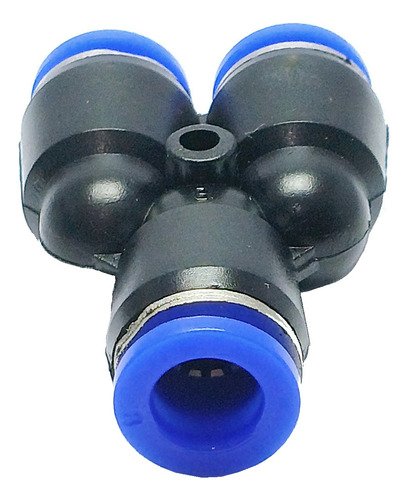 200 Conexão Pneumática Uniao Y 1 Entrada 2 Saidas Tubo 8mm - Imagem 2