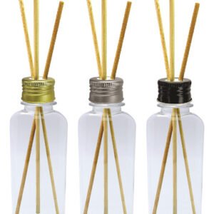 40 Frasco Plástico Cristal Pet 140ml Difusor Varetas Aro
