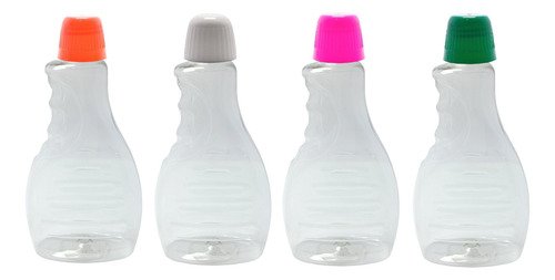 162 Frasco Plástico Cristal Pet 300ml Tamp Dosadora 20ml Bor - Imagem 2