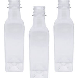 30 Frascos Plástico Cristal Pet 250ml Vazios Sem Tampas Aze