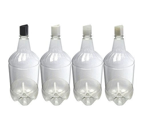 200 Frascos Plástico Cristal Pet 1,5l Com Tampa Disktop Gr2