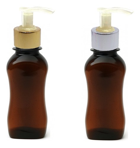 363 Frascos Plástico Ambar 120ml Válvula Bico Pato L Cat