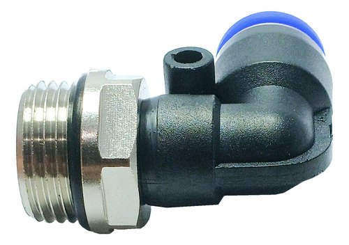 1 Conexão Pneumática Cotovelo Macho Rosca 3/8 X Tubo 8mm - Imagem 4