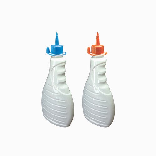 400 Frasco Plástico Branco Pet 500ml C/ Bico Aplicador Bor - Imagem 3