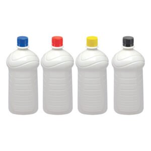 22 Frascos Plástico Branco Pet De 1l Tampa Rosca Lacre Sab