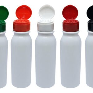 462 Frascos Plásticos Branco Pet 250ml Tampa Peneira Det