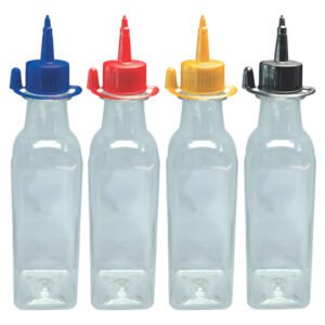 211 Frasco Plástico Cristal Pet 250ml C/ Bico Aplicador Aze