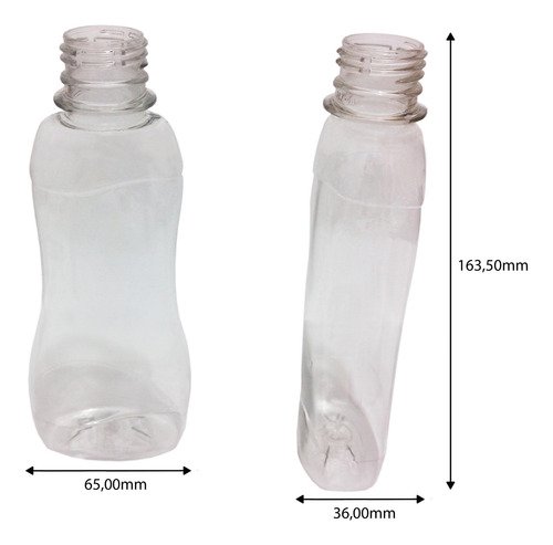 1260 Frascos Plástico Cristal 200ml Tampa Sport Fliptop Cat - Imagem 6