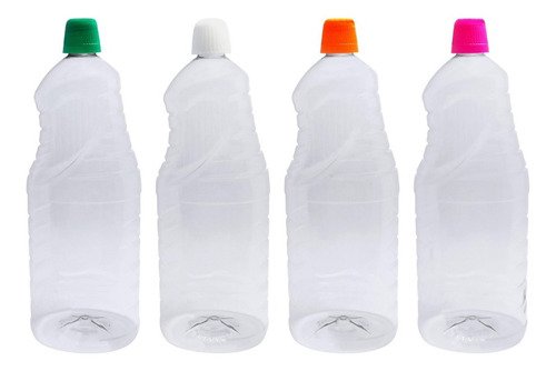 24 Frascos Plásticos Cristal Pet 2l Tampa Dosadora 20ml Ama - Imagem 2