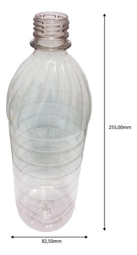 392 Frascos Plásticos Cristal Pet De 1l Tampa Alumínio S Suc - Imagem 4
