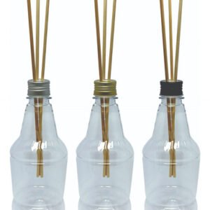 183 Frascos Plástico Cristal 500ml Tampa Difusor Varetas Gr2