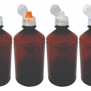 212 Frascos Âmbar Pet 500ml Tampa Sport Fliptop Far