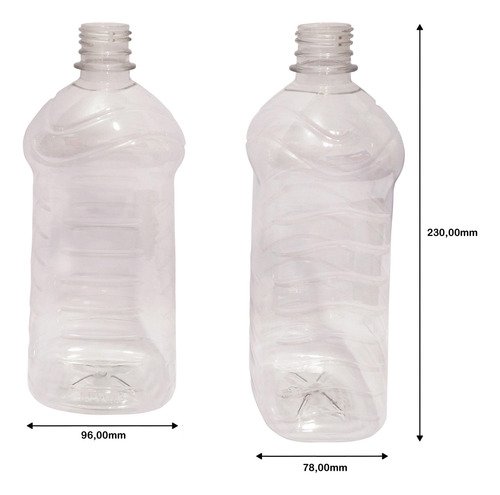 27 Frasco Plástico Cristal Pet De 1l Tamp Dosadora 30ml Ama - Imagem 4