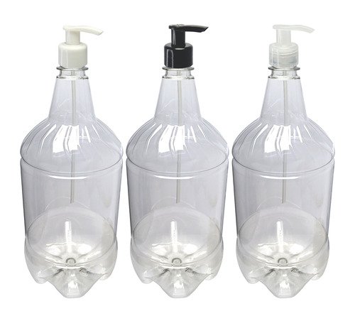 30 Frascos Plástico Cristal Pet 1,5l Válvula Bico Pato S Gr2