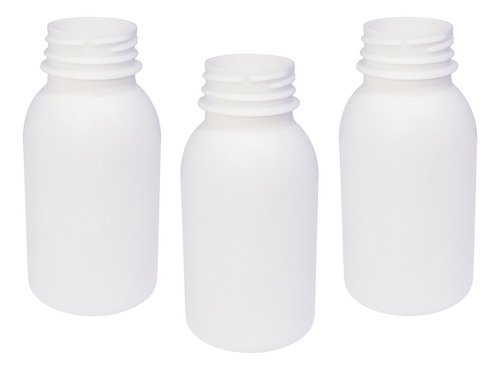 30 Frascos Plástico Branco Pet 200ml Tampa Peneira Det - Imagem 3
