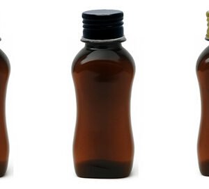 170 Frascos Plástico Ambar Pet 120ml Tampa Aluminio Cat