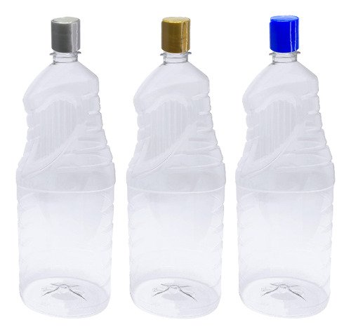24 Frascos Plástico Cristal Pet De 2l Com Tampa Disktop Ama - Imagem 4