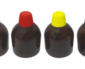 904 Frasco Plástico Âmbar Pet 300ml Tamp Dosadora 20ml Sab